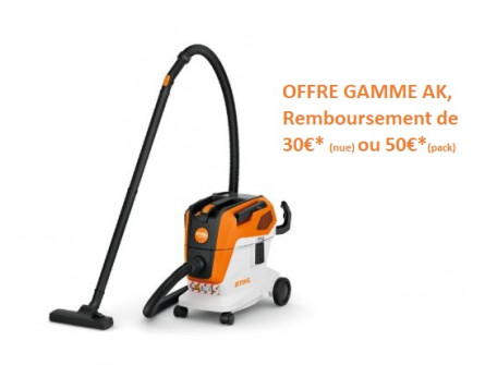 Aspirateur à batterie STIHL SEA 60 L (Nu)