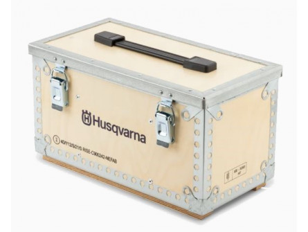 Caisse en bois HUSQVARNA pour Batterie 
