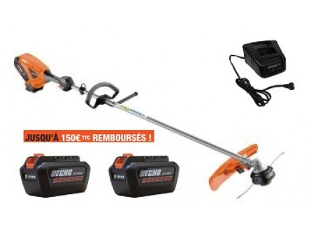 Debroussailleuse ECHO DSRM 2400 L Pack 2 Batteries LBP 56-V250 et Chargeur LCJQ 560C