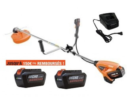 Debroussailleuse ECHO DSRM 2400 U Pack 2 Batteries LBP 56-V250 et Chargeur LCJQ 560C