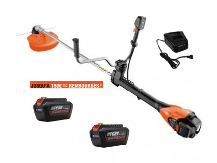 Debroussailleuse ECHO DSRM 3500 UP Pack 2 Batteries LBP 56-V250 et Chargeur LCJQ 560C