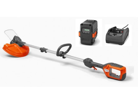 Coupe bordure HUSQVARNA 215 IL Pack avec une batterie 40-B70 et un chargeur 40-C80