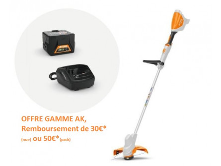 Débroussailleuse STIHL FSA 57 Pack INITIAL avec avec AK 10 + AL 101