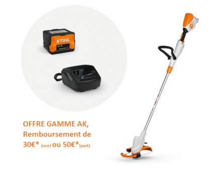 Débroussailleuse STIHL FSA 50 Pack avec AK 10 et AL 101