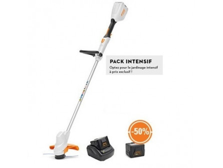 Debroussailleuse STIHL FSA 56 Pack INTENSIF avec avec 2 x AK 10 + AL 101
