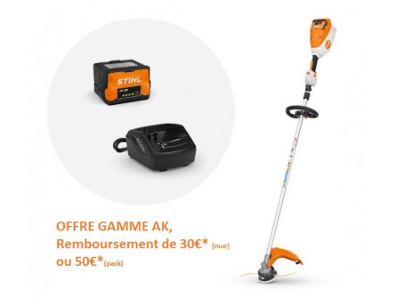 Débroussailleuse STIHL FSA 80 R Batterie  AK 30 + Chargeur AL 101