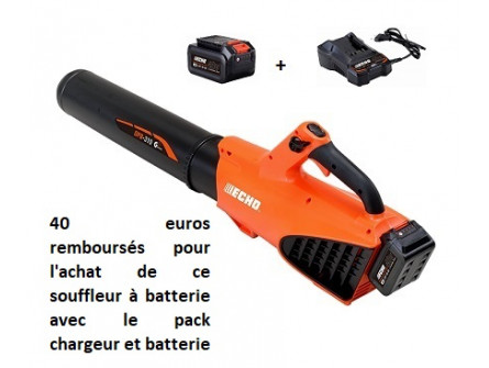 Souffleur à main ECHO DPB 310 avec Batterie LBP 36-150 et chargeur LC-3604