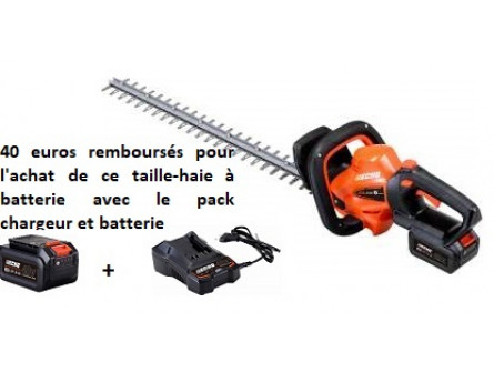 Taille Haies ECHO DHC 310 Pack Batterie LBP36-80 et Chargeur LC-3604