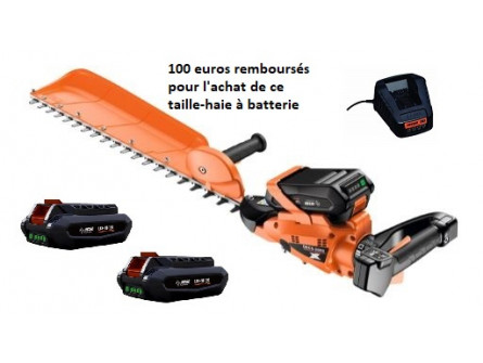 Taille Haies ECHO DHCS 2800 Pack 2 Batteries LPB 50-150 et Chargeur LCJQ-560