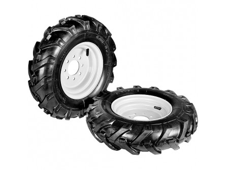 Roues En Fer Grünwelt GW-ER600 Pour Motobineuse - Idéales Pour Labourer Les Pommes De Terre Et Travailler Les Sols Difficiles