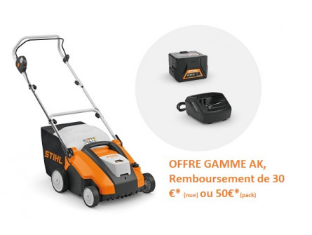 Scarificateur STIHL RLA 240 avec Batterie  AK 30 + Chargeur AL 101