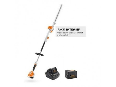 Taille Haies perche STIHL HLA 56 Pack INTENSIF avec avec 2 x AK 20 + AL 101