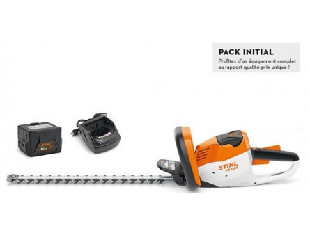 Taille Haies STIHL HSA 56 Pack INITIAL avec avec AK 10 + AL 101