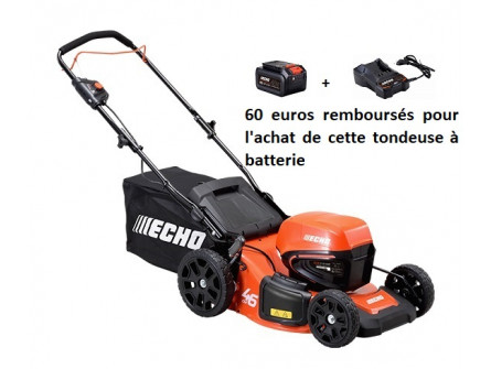 Tondeuse ECHO DLM 310-35P Pack Batterie LBP36-150 et Chargeur LC-3604