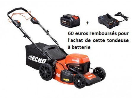 Tondeuse ECHO DLM 310-46SP Pack Batterie LBP36-150 et Chargeur LC-3604