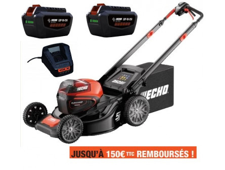 Tondeuse ECHO DLM 5100 SP Pack 2 Batteries LPB 50-250 et Chargeur LCJQ-560