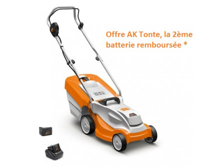Tondeuse STIHL RMA 235 Pack INITIAL avec avec AK 20 + AL 101