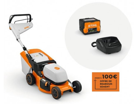 Tondeuse STIHL RMA 248 T avec AK 30 S + AL 101