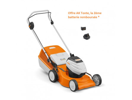 Tondeuse STIHL RMA 248 avec AK 20 + AL 101