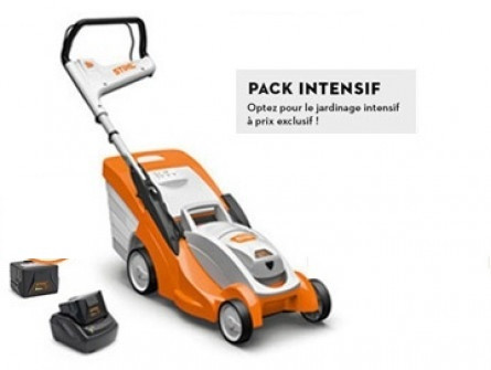 Tondeuse STIHL RMA 339 C Pack INTENSIF avec avec 2 x AK 20 + AL 101