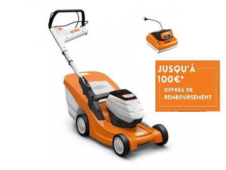 Tondeuse STIHL RMA 443 C Pack avec avec  AP 200 + AL 300