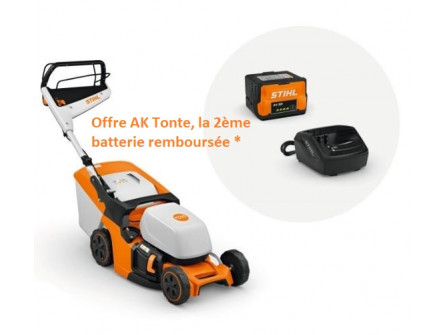 Tondeuse STIHL RMA 443 V Batterie  AK 30S + Chargeur AL 101