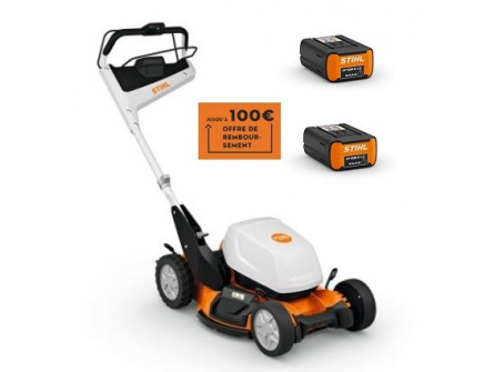 Tondeuse STIHL RMA 7 RV Pack 2 batteries AP 500S