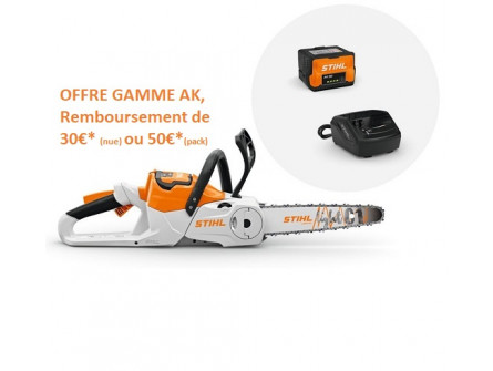 Tronçonneuse STIHL MSA 70 C-B Pack avec AK 30 + AL 101