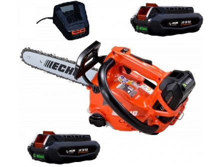 Tronçonneuse Elagueuse ECHO DCS 2500 T Pack 2 Batteries LPB 50-150 et Chargeur LCJQ-560