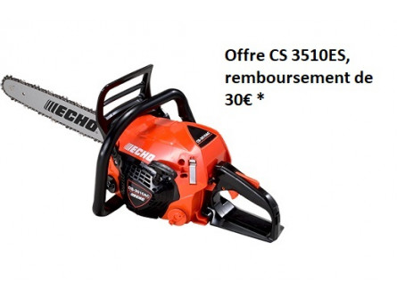 Tronçonneuse ECHO CS 3510 ES avec avec 2 chaines d'origine
