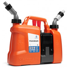 Bidon Double Husqvarna Orange avec becs verseurs