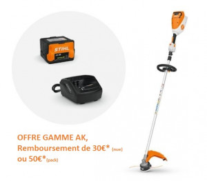 Débroussailleuse STIHL FSA 80 R Batterie AK 30 + Chargeur AL 101