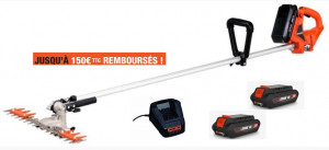 Désherbeur ECHO DTT 2100 avec 2 x LB56-125V et 1 x LCJQ 560