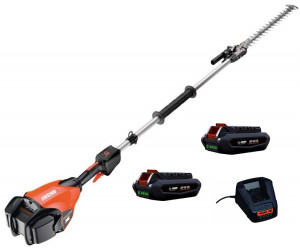 Taille Haies sur perche ECHO DHCAS 2600 HD avec 2 Batteries LPB 56-V125 et avec un chargeur LCJQ-5602C.