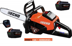 Tronçonneuse ECHO DCS 3500 Pack 2 Batteries LPB 50-250 et Chargeur LCJQ-560.