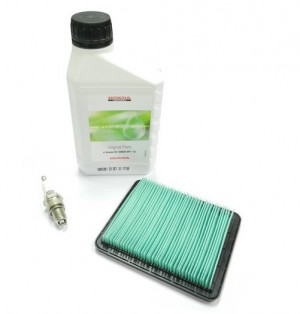 Kit Entretien Tondeuse HONDA (Huile + Bougie + Filtre à Air)