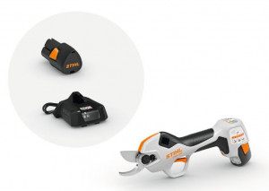 Secateur STIHL ASA 20 avec batterie AS 2 et un chargeur AL 1
