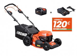 Tondeuse ECHO DLM 310-46SP Pack Batterie LBP36-150 et Chargeur LC-3604