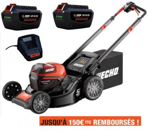 Tondeuse ECHO DLM 5100 SP Pack 2 Batteries LPB 56-V125 et Chargeur LCJQ-560