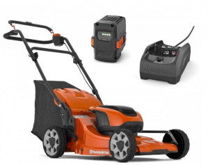 Tondeuse HUSQVARNA LC 142 I avec BLI 20 + QC 80