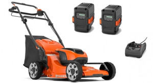 Tondeuse HUSQVARNA LC 142 IS avec 2 x 40-B140 et 40-C80