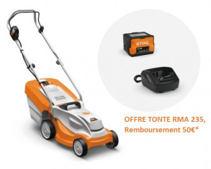 Tondeuse STIHL RMA 235 Pack INITIAL