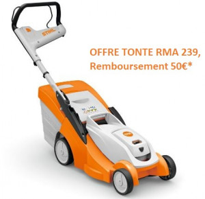 Tondeuse STIHL RMA 239 C (Nue)