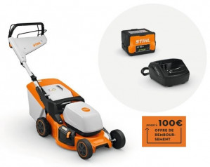 Tondeuse STIHL RMA 248 T avec AK 30 S + AL 101