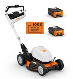 Tondeuse STIHL RMA 7 RV Pack 2 batteries AP 500S