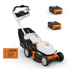 Tondeuse STIHL RMA 750 V Pack 2 batteries AP 500S