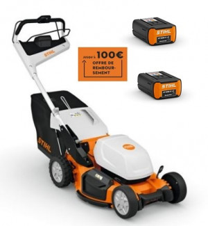Tondeuse STIHL RMA 756 V Pack 2 batteries AP 500S