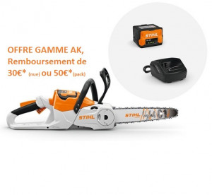 Tronçonneuse STIHL MSA 70 C-B Pack avec AK 30 + AL 101