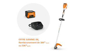 Débroussailleuse STIHL FSA 80 R Batterie  AK 30 + Chargeur AL 101