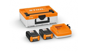 STIHL POWER BOX 3  - 2 Batteries AP 500 S + Chargeur AL 501 + Mallette S